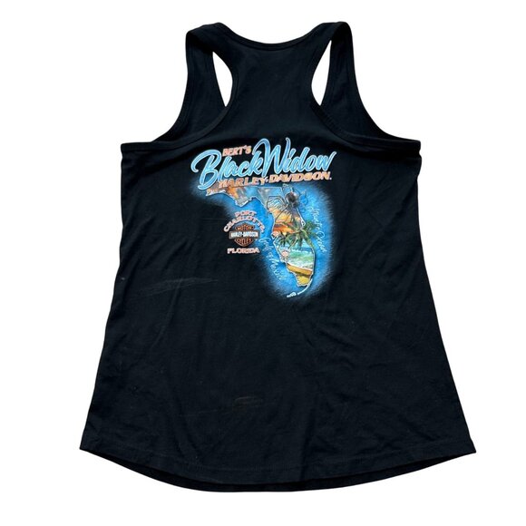 Harley-Davidson Women's Sz Medium Canotta  Ice Cold Tank Top - Picture 2 of 7